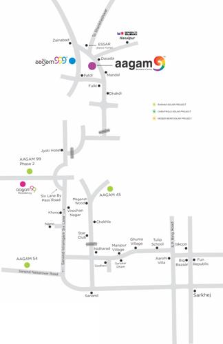  9 Images for Location Plan of Aagam 9