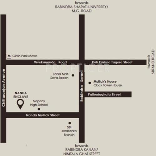  nanda-enclave Images for Location Plan of Isha Nanda Enclave
