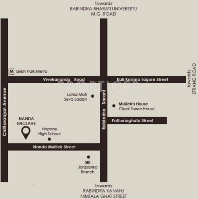  nanda enclave Images for Location Plan of Isha Nanda Enclave