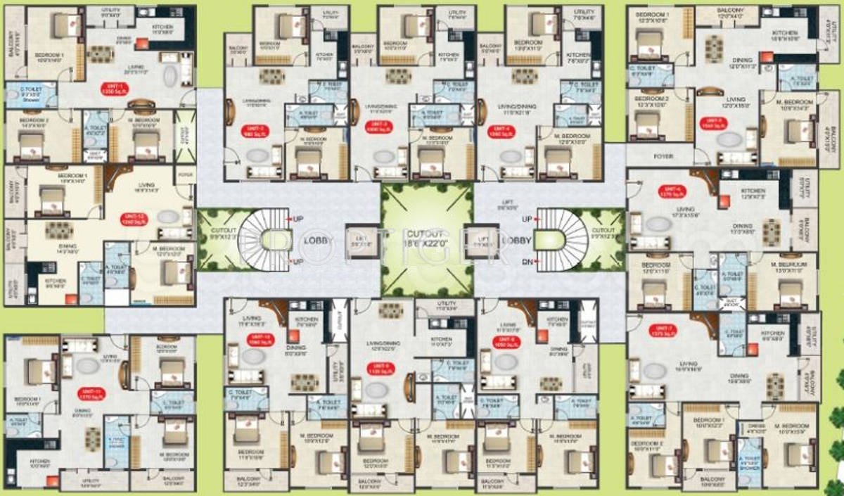Images for Cluster Plan of TR Builders and developers Anand Enclave