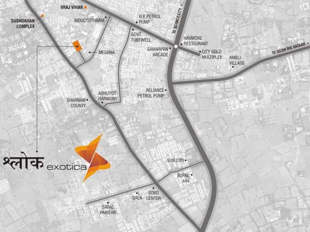 Images for Location Plan of Sushobhan Shlok Exotica