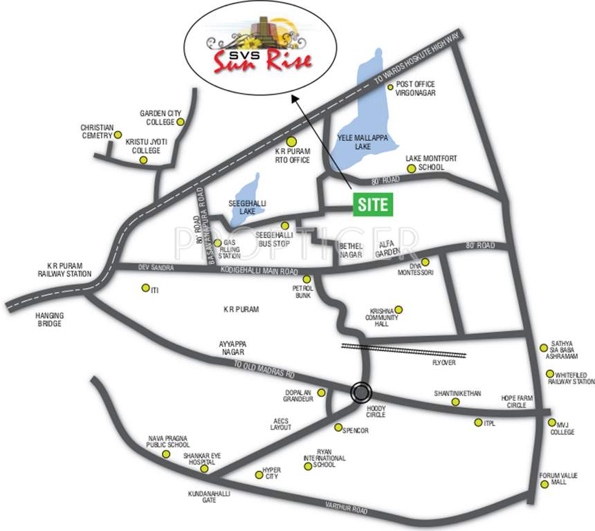  sunrise Images for Location Plan of SVS Sunrise