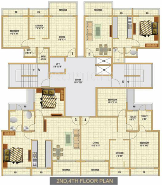 Images for Cluster Plan of Satyam Aura