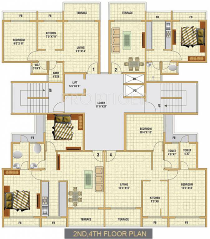 Images for Cluster Plan of Satyam Aura