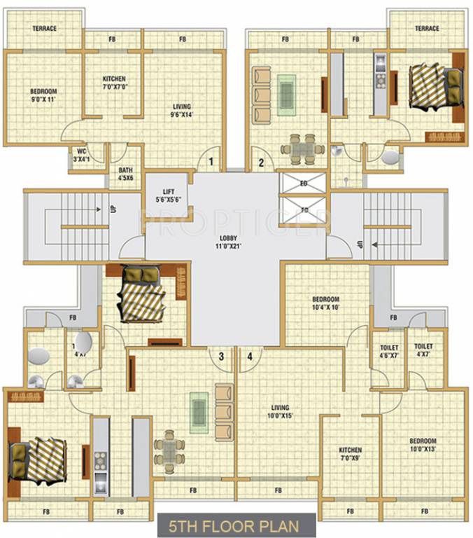 Images for Cluster Plan of Satyam Aura