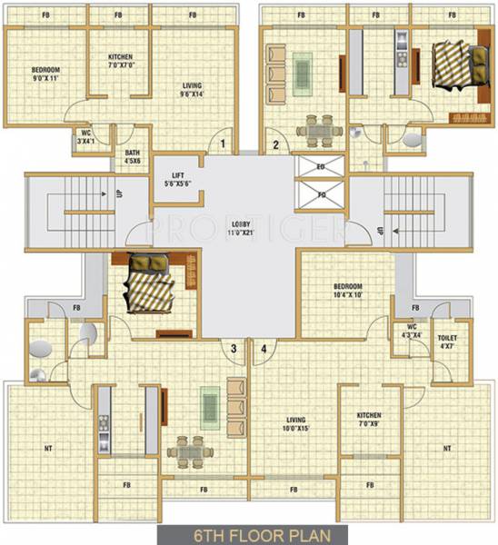 Images for Cluster Plan of Satyam Aura