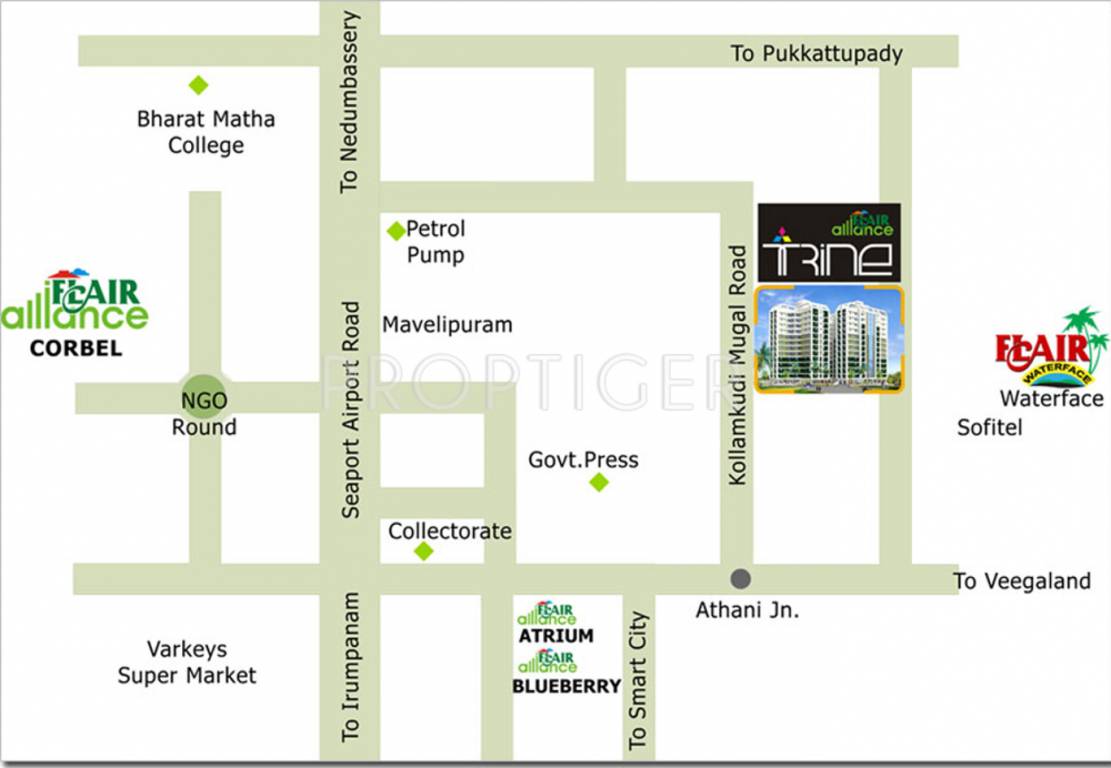 Images for Location Plan of Flairalliance Trine phase III