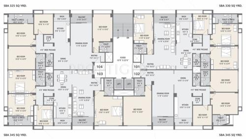 Images for Cluster Plan of Shilp Blossom Luxuria Images for Cluster Plan of Shilp Blossom Luxuria