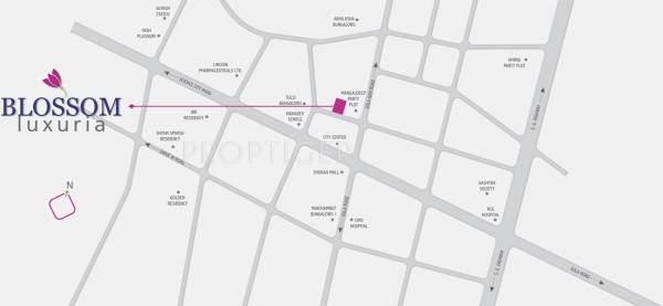 Images for Location Plan of Shilp Blossom Luxuria Images for Location Plan of Shilp Blossom Luxuria