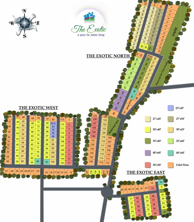 Images for Layout Plan of Nandaavana The Exotic