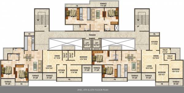 Images for Cluster Plan of Satyam Mayfair