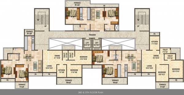 Images for Cluster Plan of Satyam Mayfair