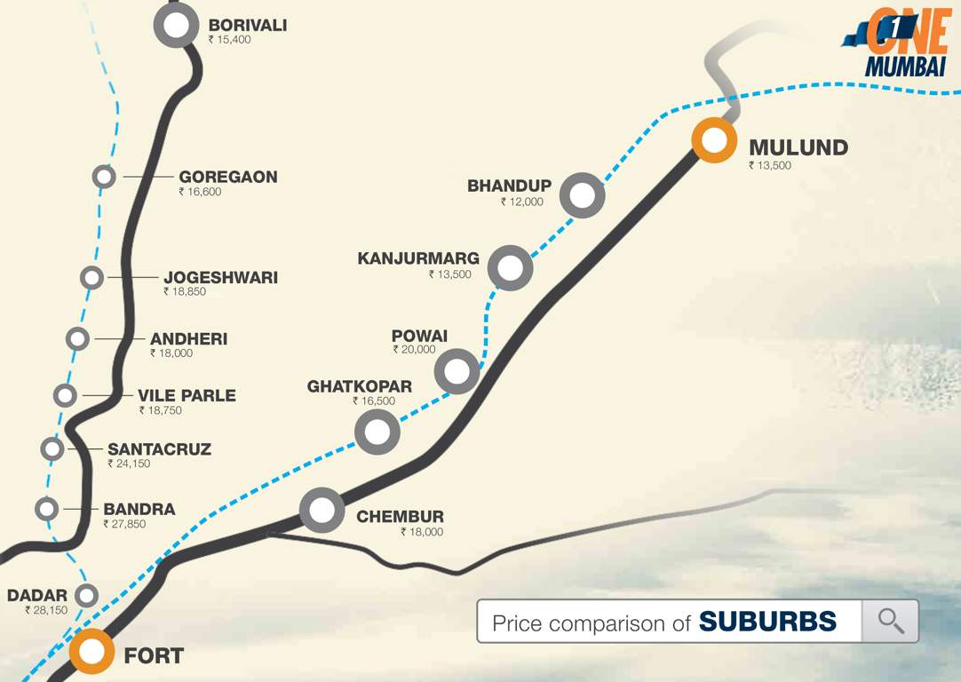 lifestyle one mumbai Images for Location Plan of Nirmal Lifestyle One Mumbai