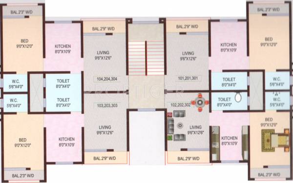 Images for Cluster Plan of Bhavani Paradise Images for Cluster Plan of Bhavani Paradise