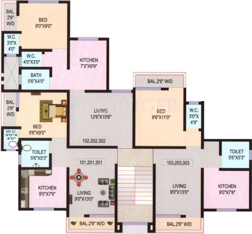 Images for Cluster Plan of Bhavani Paradise