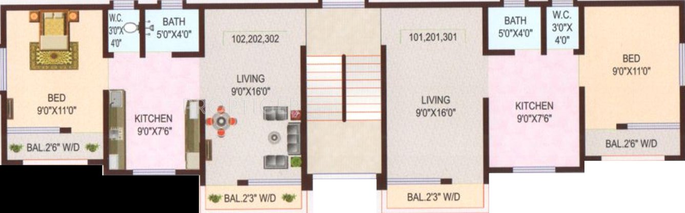 Images for Cluster Plan of Bhavani Paradise