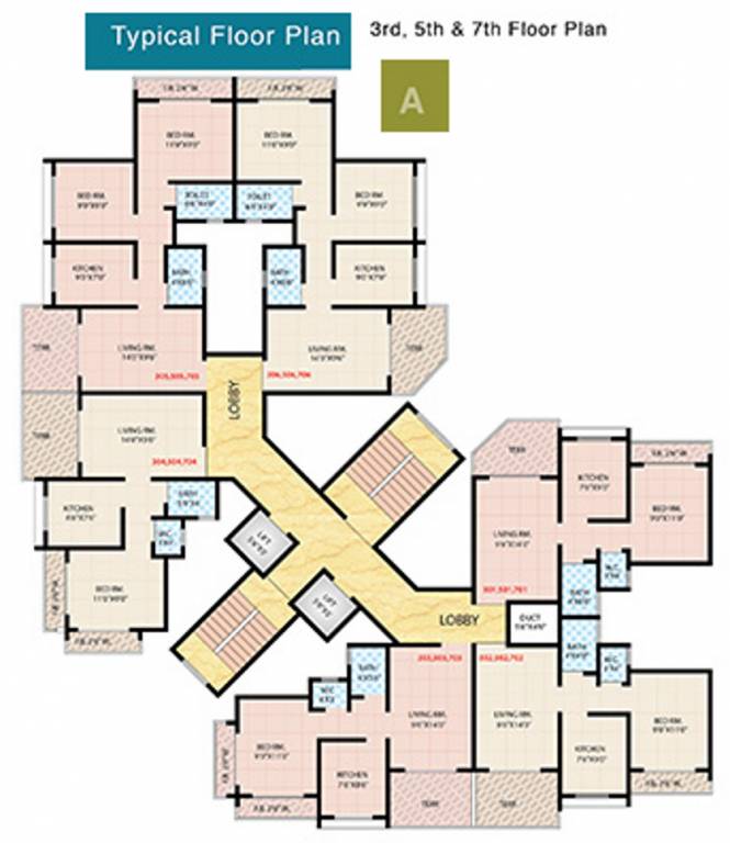 Images for Cluster Plan of Satyam Eleganza