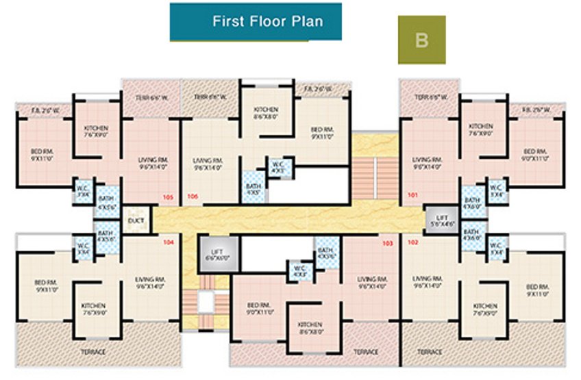 Images for Cluster Plan of Satyam Eleganza
