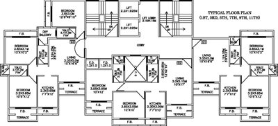  emerald Images for Cluster Plan of Tejas Emerald