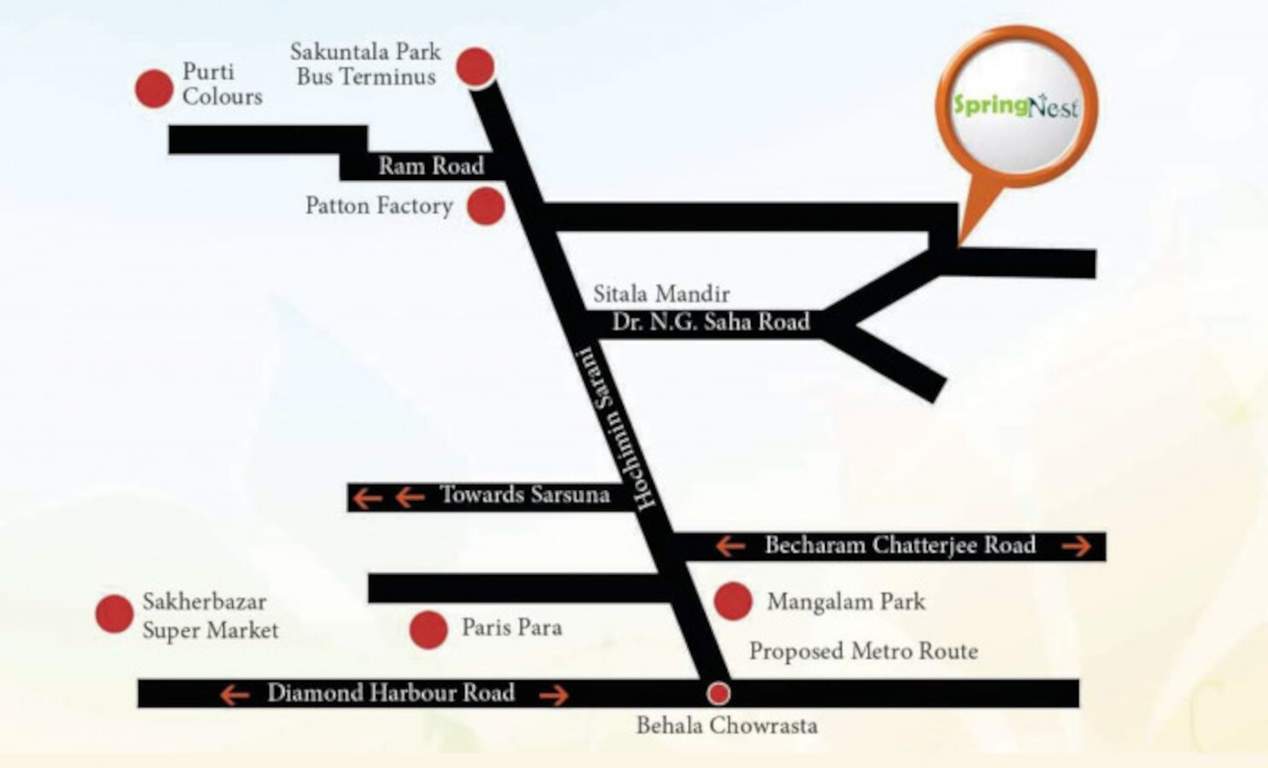  spring nest Images for Location Plan of RBN Spring Nest