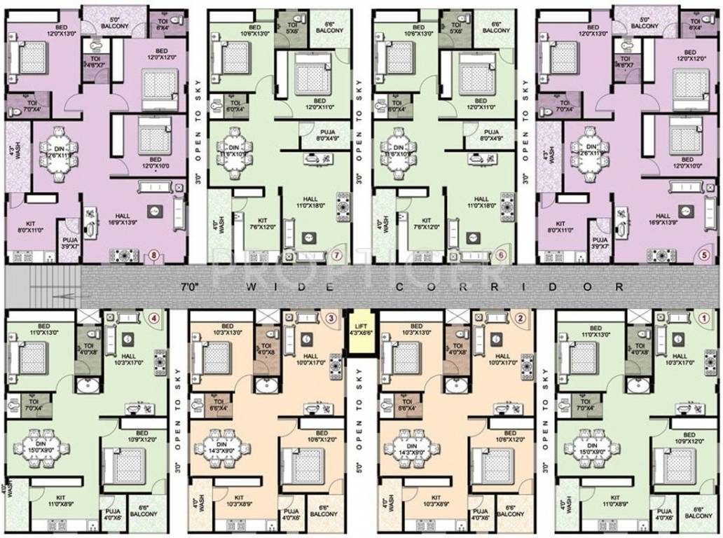  homes Images for Cluster Plan of Surya Constructions Builders And Developers Homes