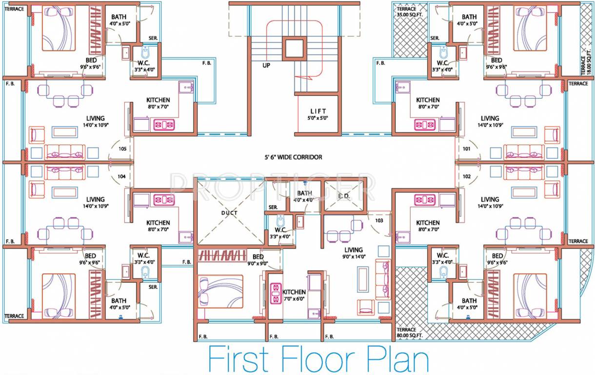 Images for Cluster Plan of Blue Key Castello