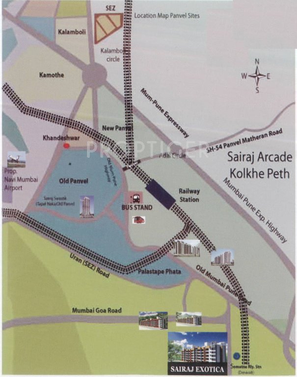 Images for Location Plan of Sairaj Exotica