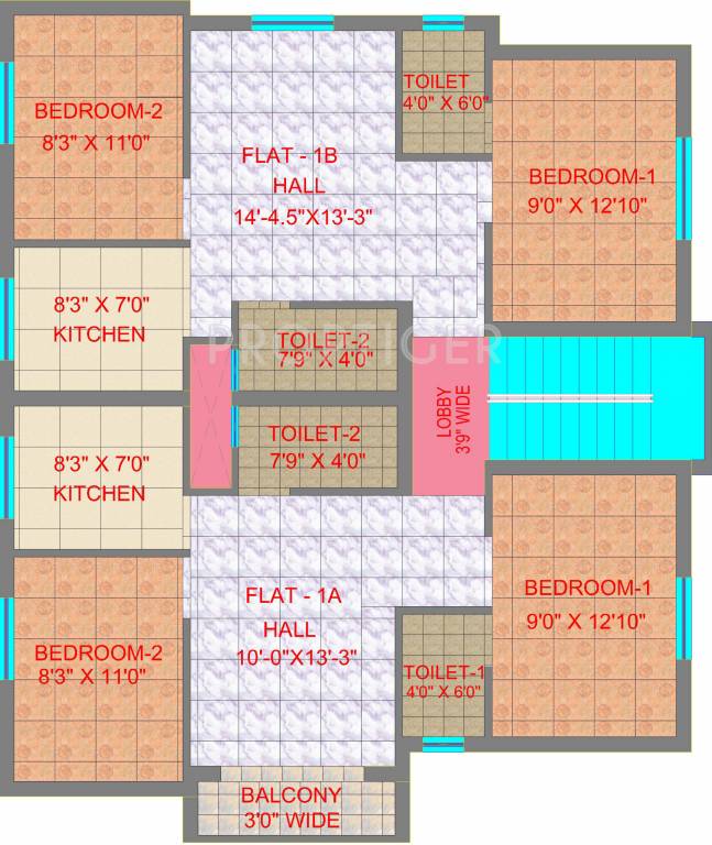 Images for Cluster Plan of CC Builders Dream House