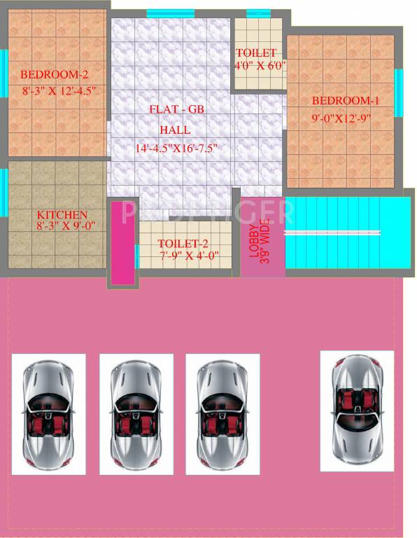 Images for Cluster Plan of CC Builders Dream House