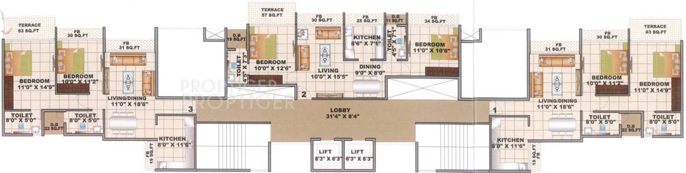 Images for Cluster Plan of Sai Apramit