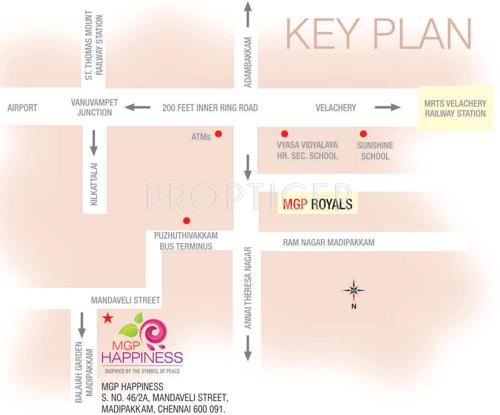  happiness Images for Location Plan of MGP Happiness