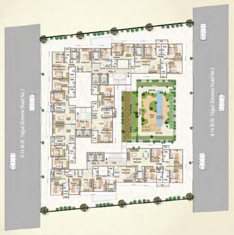 jeevan sarita Images for Cluster Plan of Arkade Jeevan Sarita