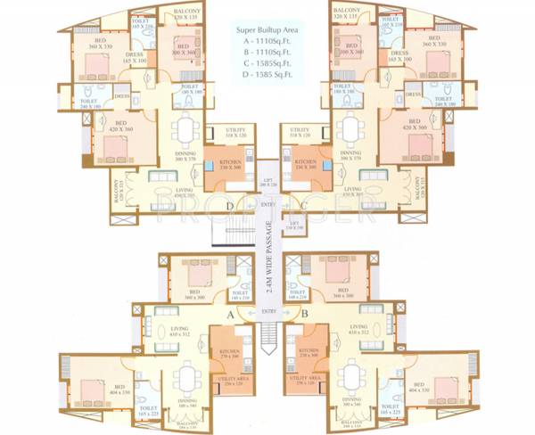 Images for Cluster Plan of Olive Builders Courtyard Images for Cluster Plan of Olive Builders Courtyard