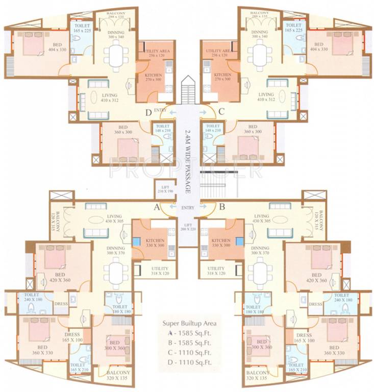 Images for Cluster Plan of Olive Builders Courtyard
