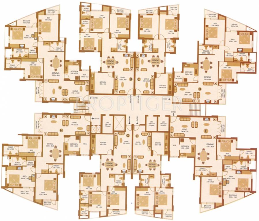 Images for Cluster Plan of Olive Builders Courtyard