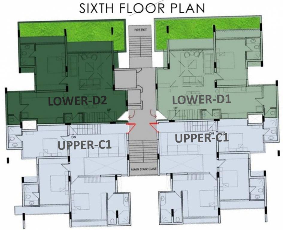 meadow in the sun Tower G Cluster Plan