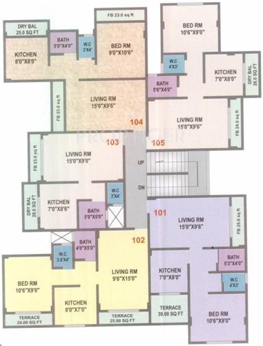 Images for Cluster Plan of K V Vastu Shilp