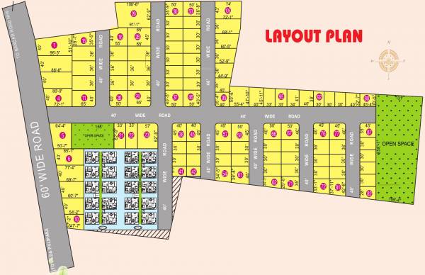 stbl-projects-limited lakshmi-venkateswara-gardens Layout Plan
