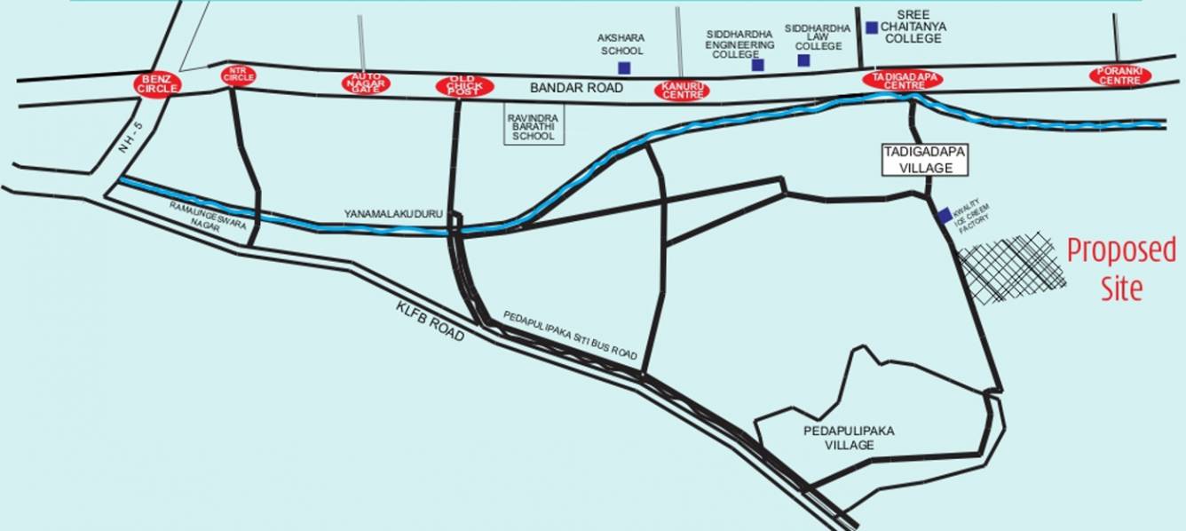 stbl projects limited lakshmi venkateswara gardens Location Plan