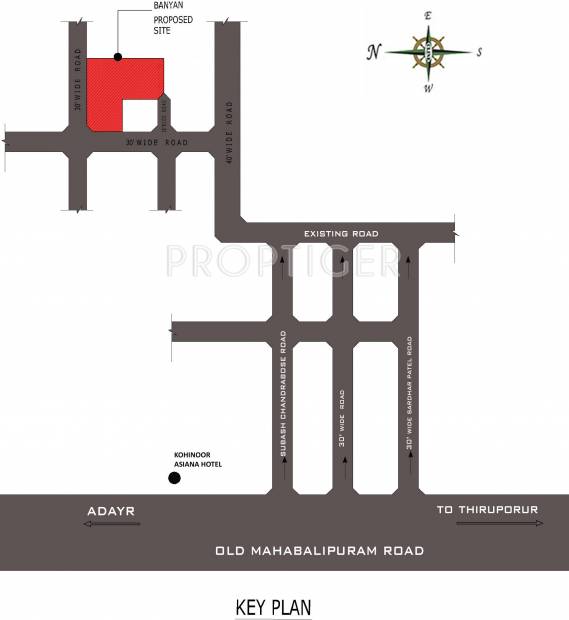 Images for Location Plan of Oliyas Banyan Villa