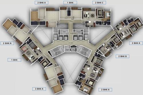  adreno-towers Tower 41 Cluster Plan