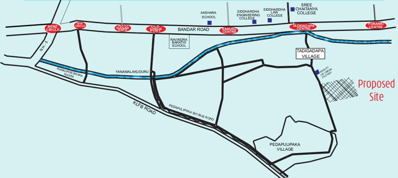 Images for Location Plan of STBL Lakshmi Venkateswara Gardens Villa