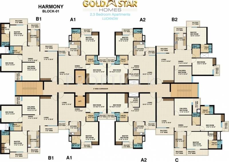 Images for Cluster Plan of Jaipuria Goldstar Homes