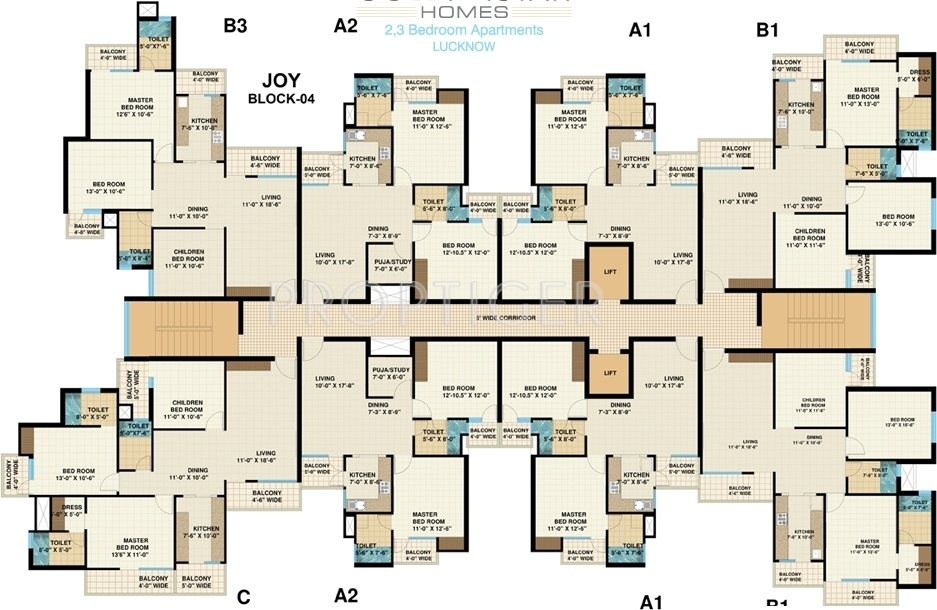 Images for Cluster Plan of Jaipuria Goldstar Homes