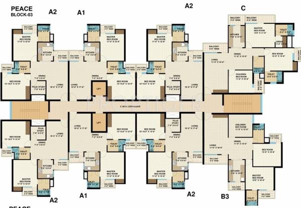 Images for Cluster Plan of Jaipuria Goldstar Homes Images for Cluster Plan of Jaipuria Goldstar Homes