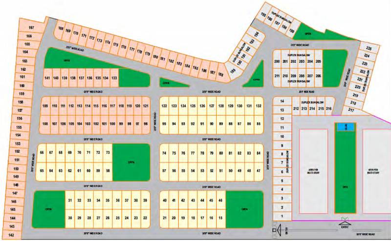 ishaan-builders-and-developer park-villa Site Plan