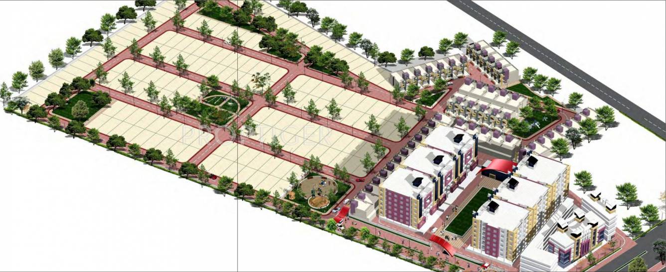 ishaan builders and developer park villa Layout Plan