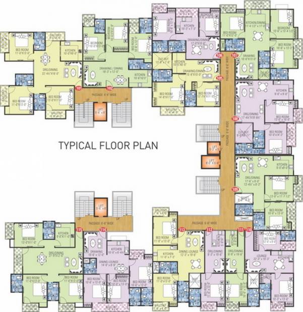  residency Images for Cluster Plan of Aastha Residency