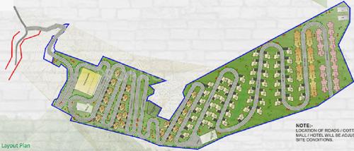  hills-villa Images for Layout Plan of Amarnath Aggarwal Amravati Hills Villa