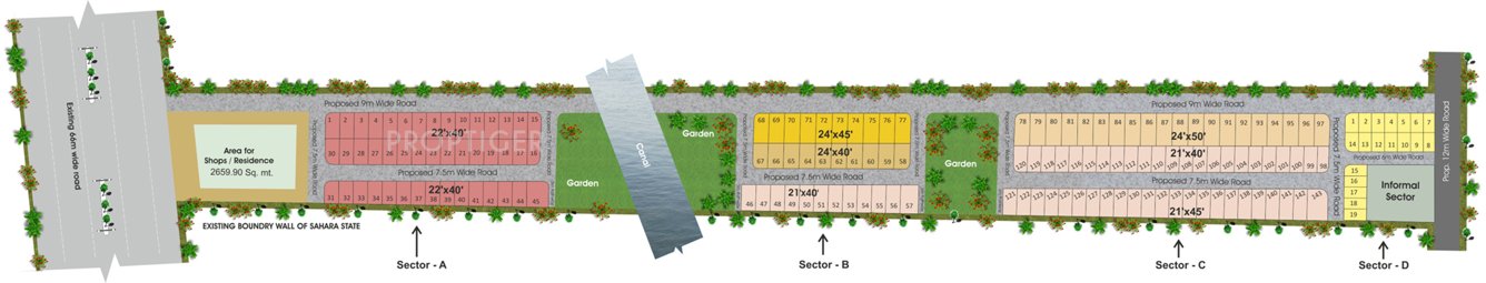 Images for Layout Plan of Bhojpal Shri Radha Krishna Residency